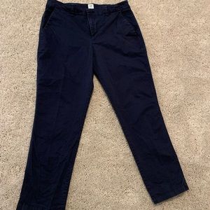 GAP Navy khaki girlfriend pants size 8
